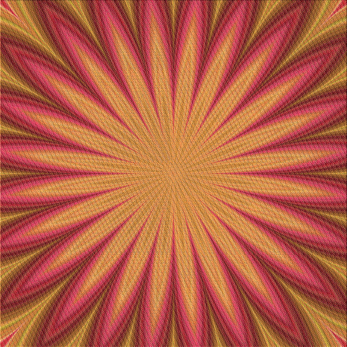 Round Machine Washable Transitional Neon Orange Rug, wshpat2687org