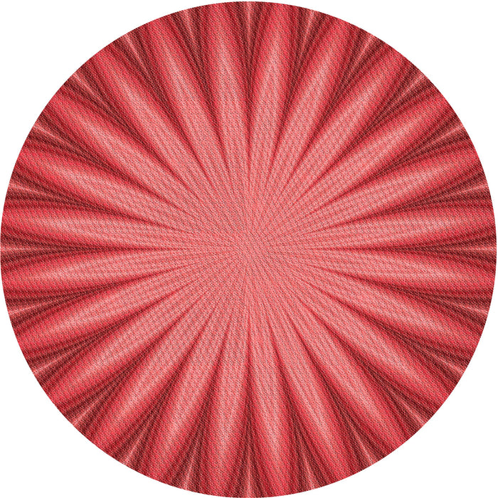 Square Patterned Red Rug, pat2687rd
