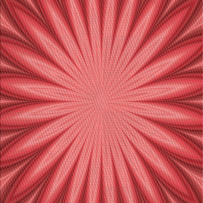 Patterned Red Rug, pat2687rd