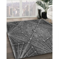 Patterned Gray Rug, pat2688gry