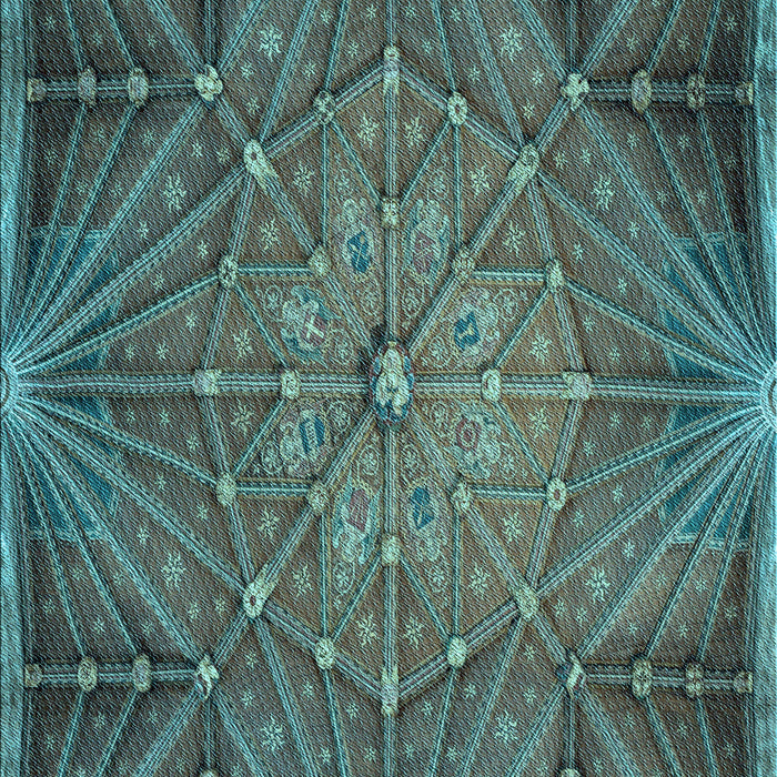 Patterned Charcoal Blue Rug, pat2688lblu