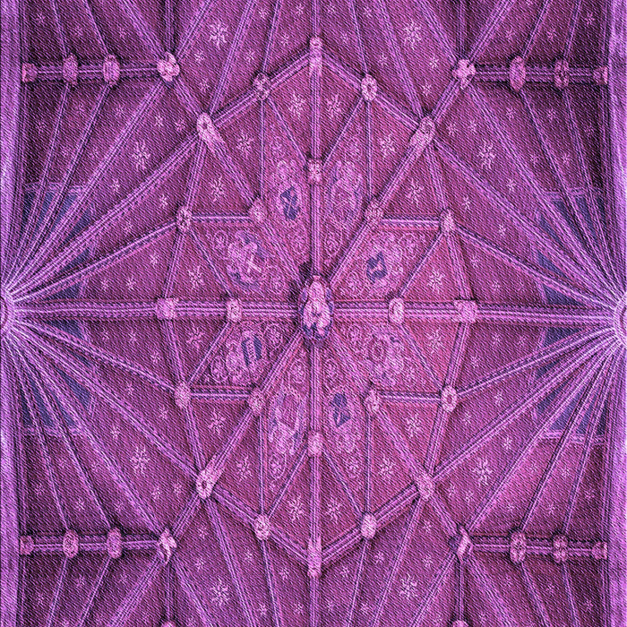 Patterned Dark Magenta Purple Rug, pat2688pur