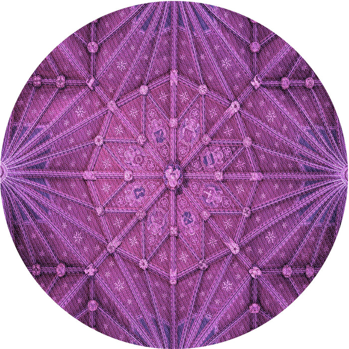 Square Machine Washable Transitional Dark Magenta Purple Rug in a Living Room, wshpat2688pur