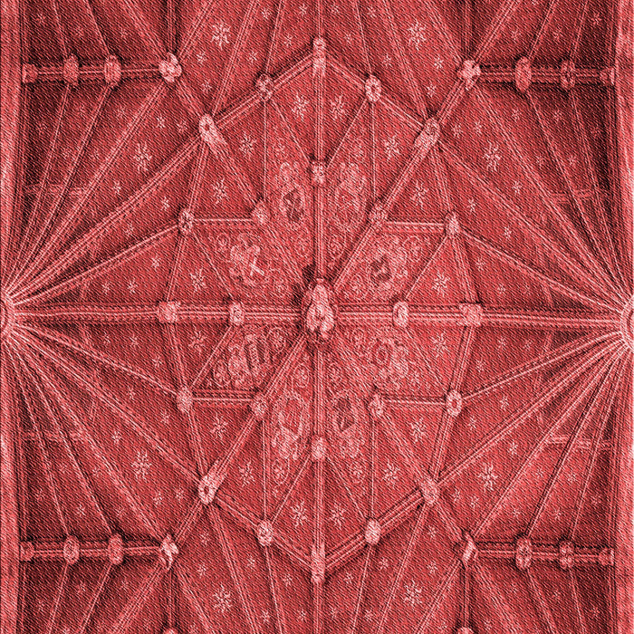 Patterned Orange Rug, pat2688rd