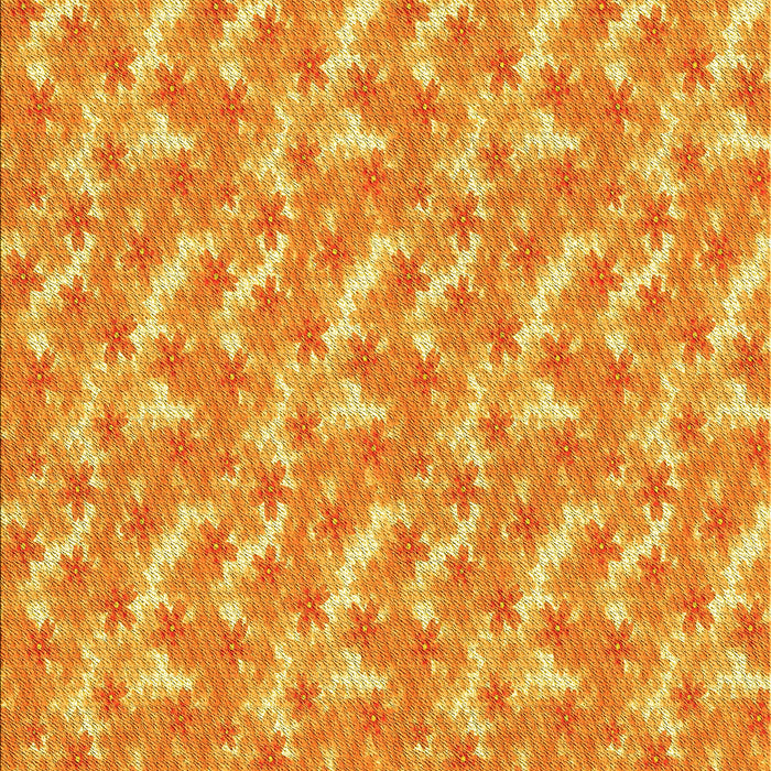 Patterned Orange Red Orange Rug, pat2689yw