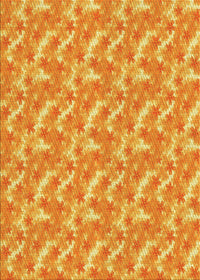 Machine Washable Transitional Orange Red Orange Rug, wshpat2689yw