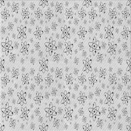 Sideview of Machine Washable Transitional White Smoke Rug, wshpat268