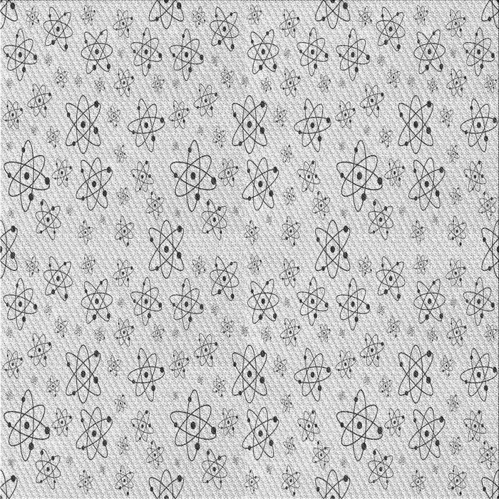 Sideview of Machine Washable Transitional White Smoke Rug, wshpat268