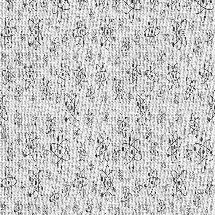 Patterned Off-White Novelty Rug, pat268