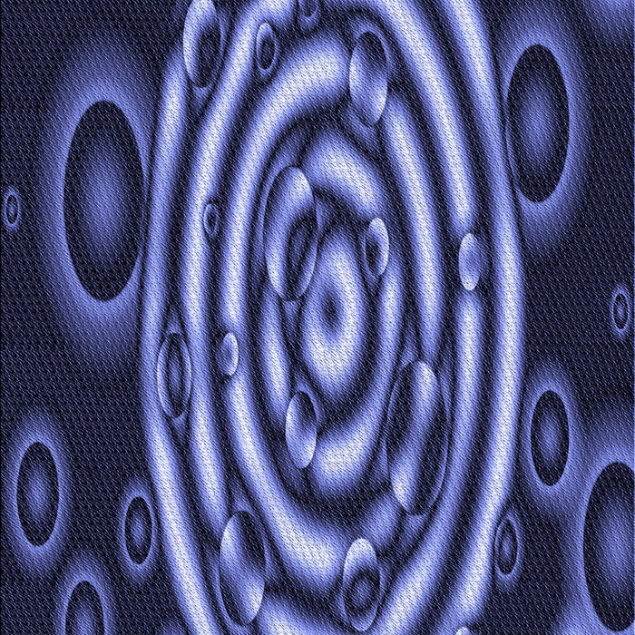 Patterned Light Slate Blue Rug, pat269blu