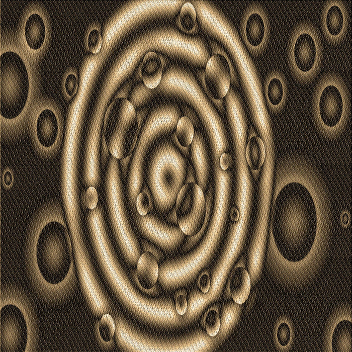 Round Machine Washable Transitional Copper Brown Rug, wshpat269brn