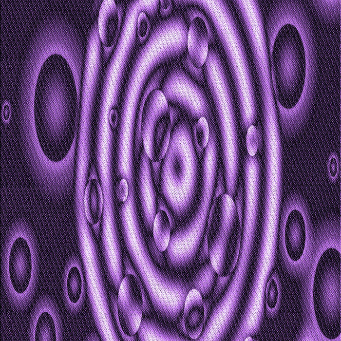 Machine Washable Transitional Purple Rug, wshpat269pur