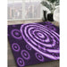 Machine Washable Transitional Purple Rug in a Family Room, wshpat269pur