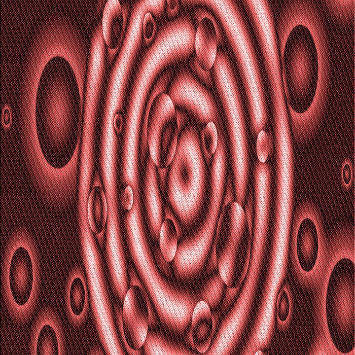 Patterned Maroon Red Rug, pat269rd