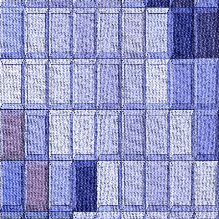 Patterned Pastel Blue Rug, pat2690blu