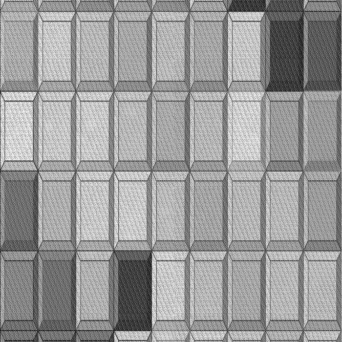 Patterned Silver Gray Rug, pat2690gry