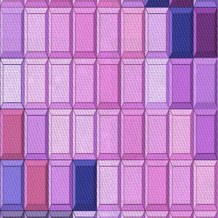 Machine Washable Transitional Violet Purple Rug, wshpat2690pur