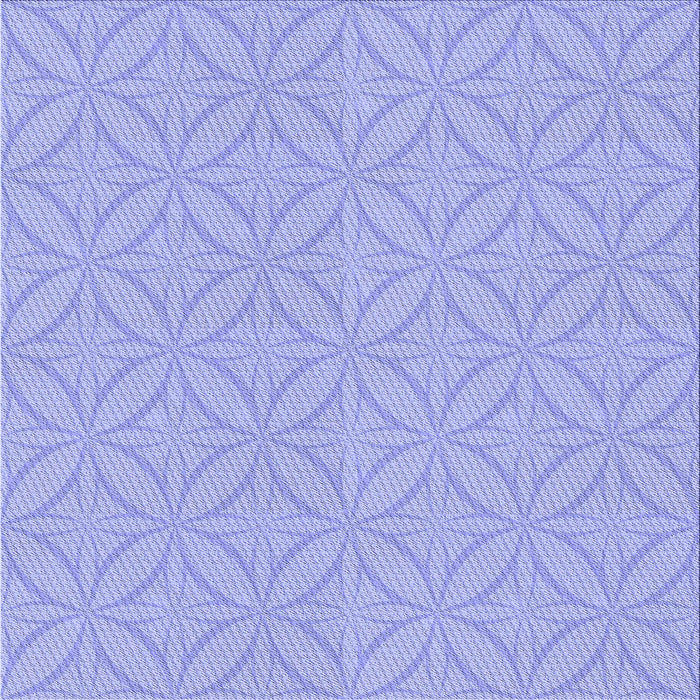 Round Machine Washable Transitional Sky Blue Rug, wshpat2691blu