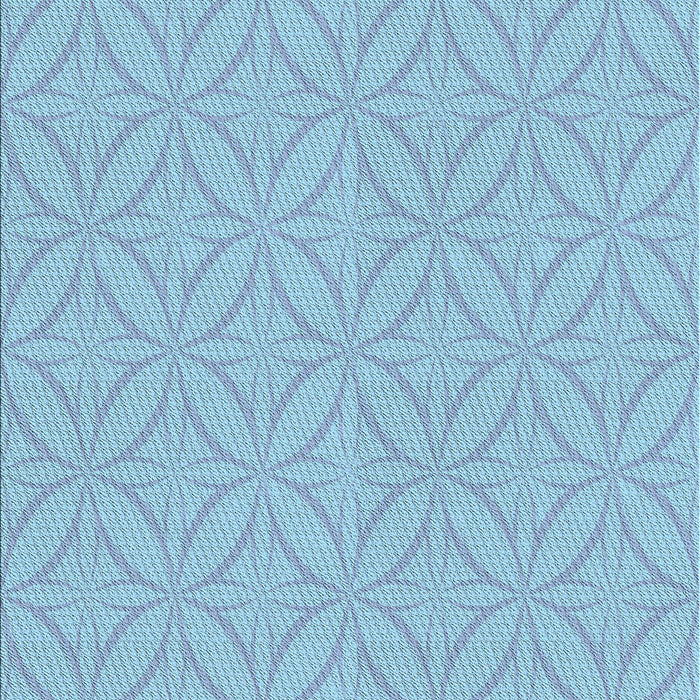 Patterned Iceberg Blue Rug, pat2691lblu