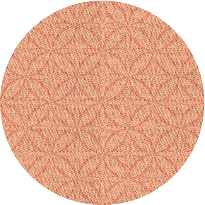 Square Machine Washable Transitional Bright Orange Rug in a Living Room, wshpat2691org