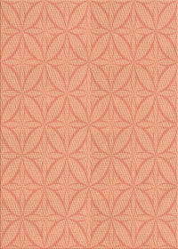 Machine Washable Transitional Bright Orange Rug, wshpat2691org