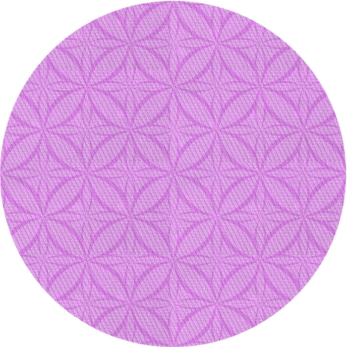Square Patterned Violet Purple Rug, pat2691pur