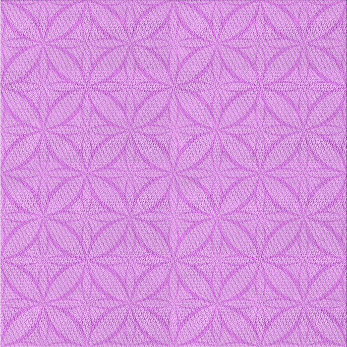 Round Machine Washable Transitional Violet Purple Rug, wshpat2691pur