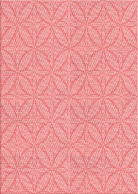 Machine Washable Transitional Pastel Pink Rug, wshpat2691rd