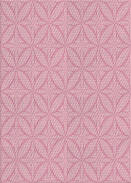 Patterned Purple Pink Novelty Rug, pat2691