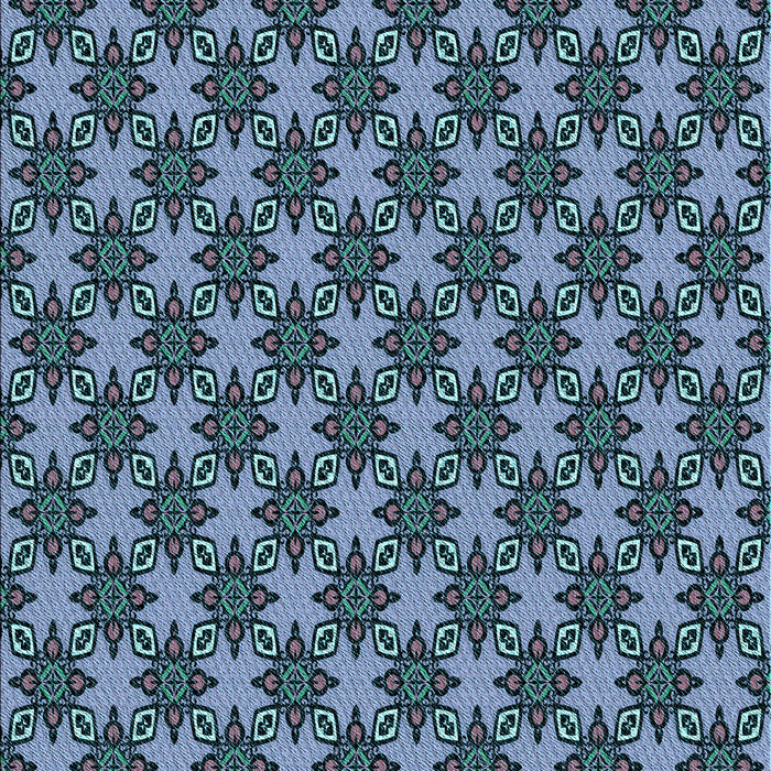 Patterned Iceberg Blue Rug, pat2692lblu