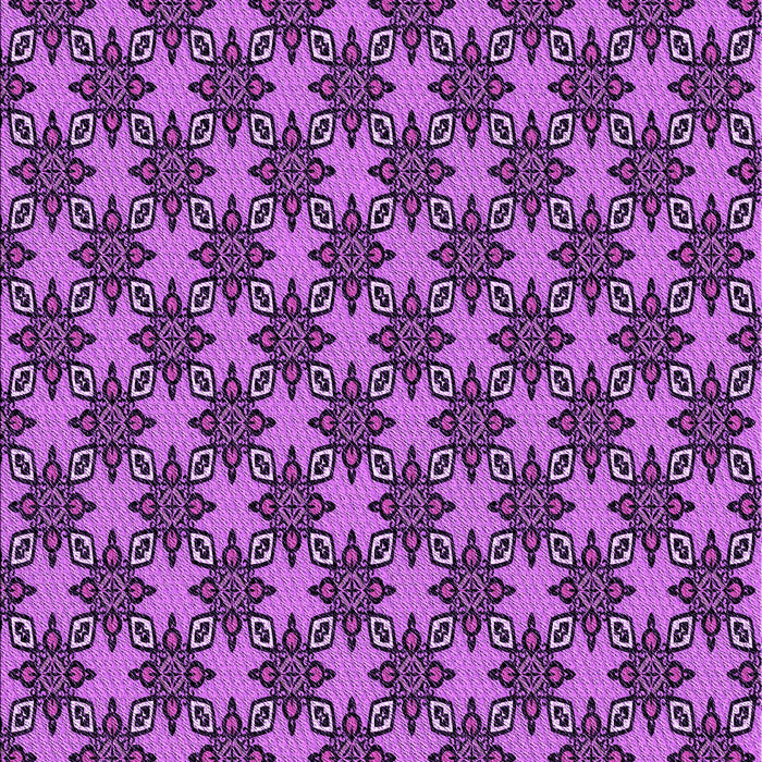 Machine Washable Transitional Purple Rug, wshpat2692pur