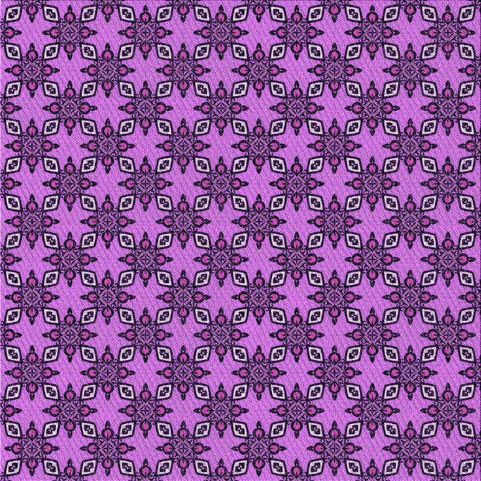 Round Patterned Purple Rug, pat2692pur
