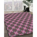 Machine Washable Transitional Cadillac Pink Rug in a Family Room, wshpat2692