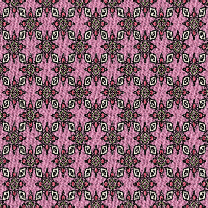 Patterned Pink Novelty Rug, pat2692