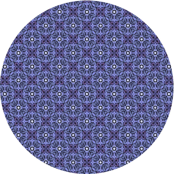 Square Patterned Sky Blue Rug, pat2693blu