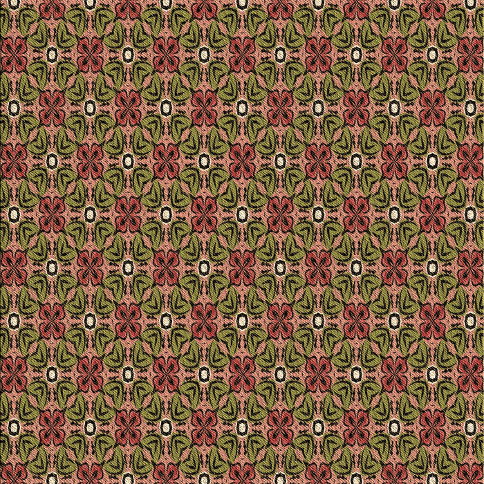 Patterned Cinnamon Brown Rug, pat2693brn