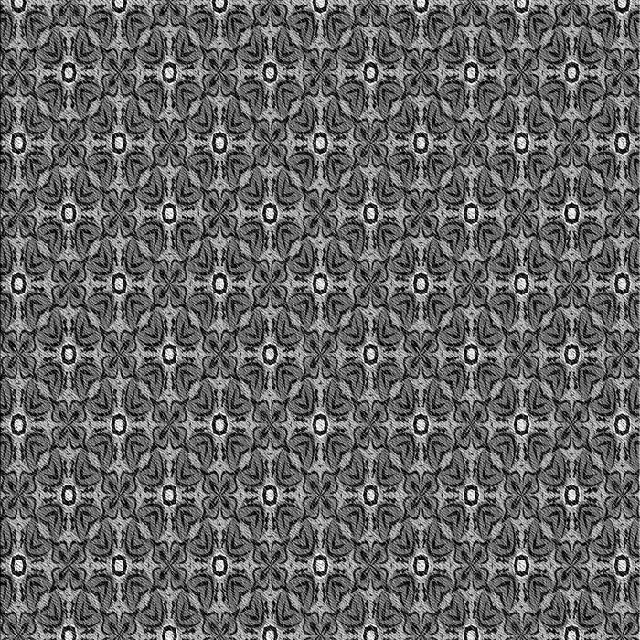 Patterned Gunmetal Gray Rug, pat2693gry