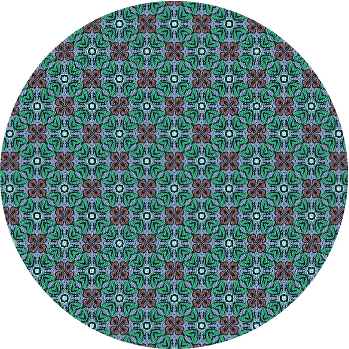 Square Machine Washable Transitional Charcoal Blue Rug in a Living Room, wshpat2693lblu