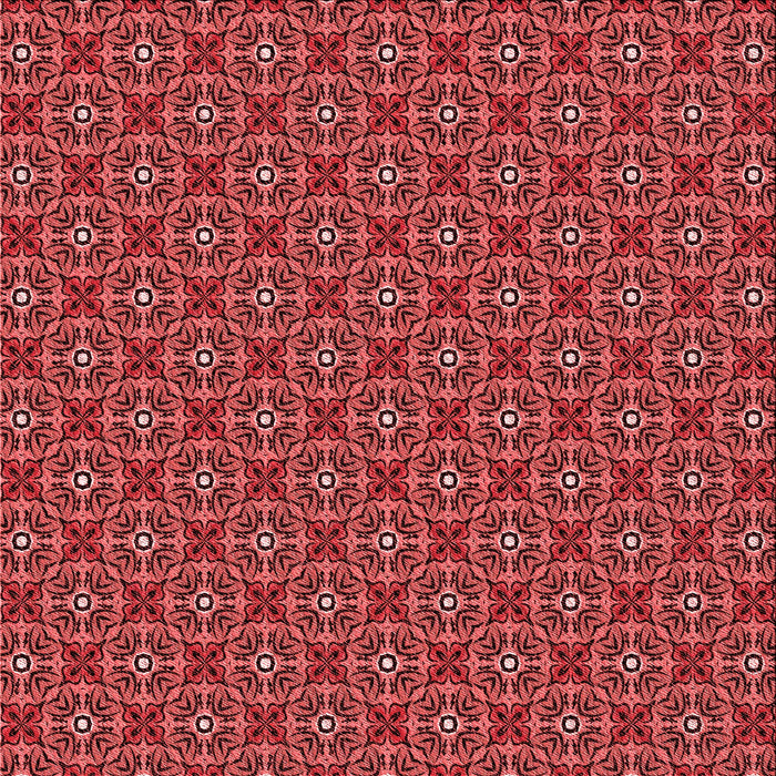 Round Machine Washable Transitional Cranberry Red Rug, wshpat2693rd
