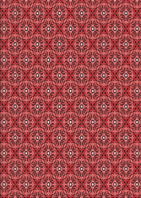 Machine Washable Transitional Cranberry Red Rug, wshpat2693rd