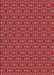 Machine Washable Transitional Cranberry Red Rug, wshpat2693rd