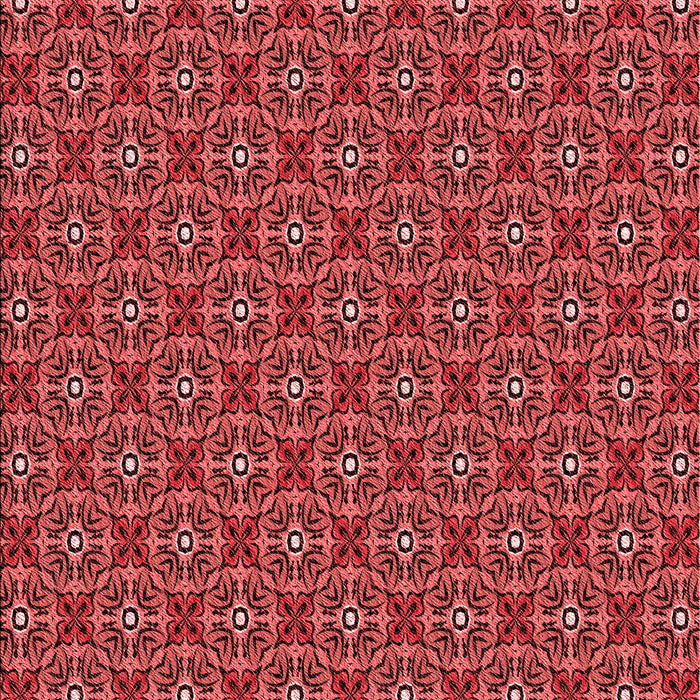 Patterned Cranberry Red Rug, pat2693rd