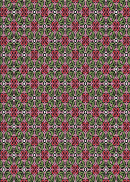 Patterned Purple Lily Purple Novelty Rug, pat2693