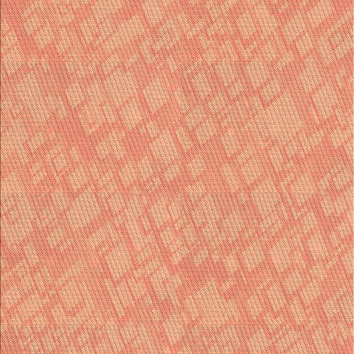Patterned Bright Orange Rug, pat2694org