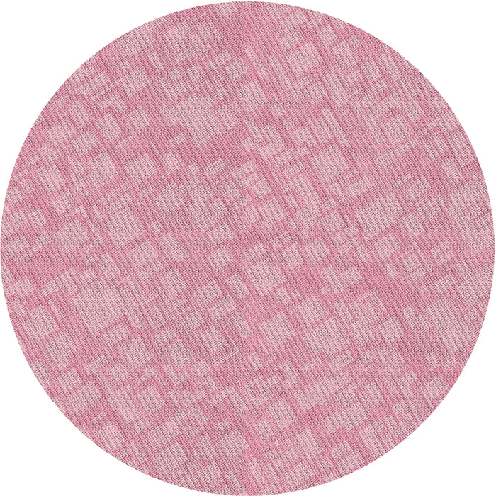 Sideview of Patterned Light Pink Novelty Rug, pat2694