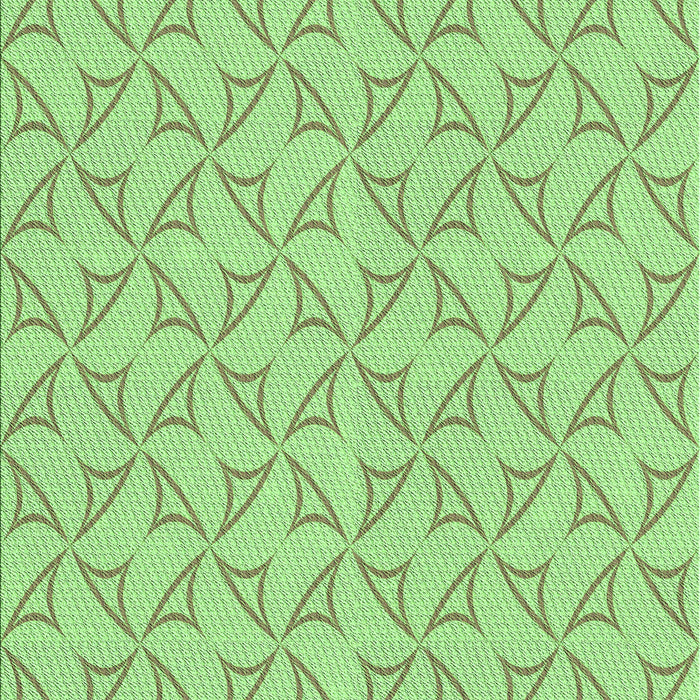 Patterned Green Rug, pat2695grn