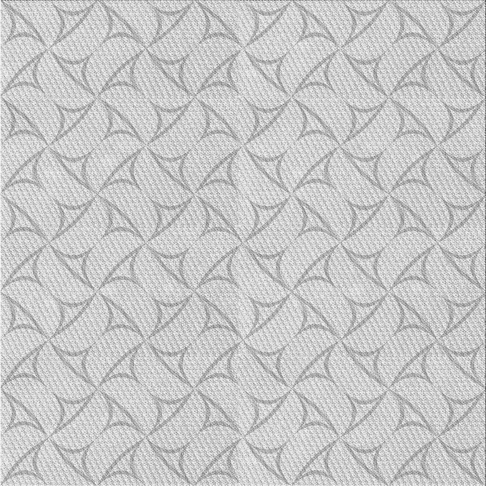 Round Patterned Platinum Gray Rug, pat2695gry