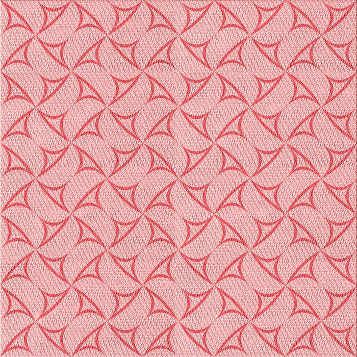 Round Patterned Red Rug, pat2695rd