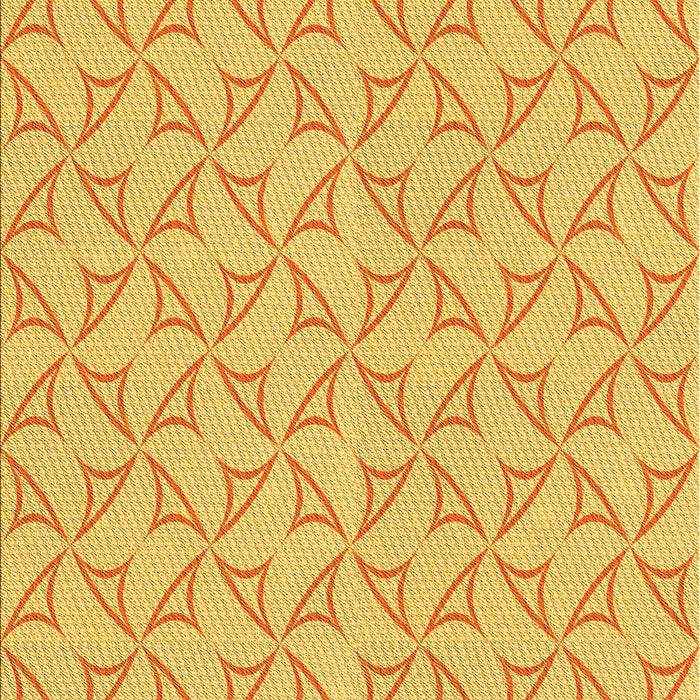 Patterned Bold Yellow Rug, pat2695yw