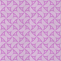 Square Patterned Blossom Pink Novelty Rug, pat2695